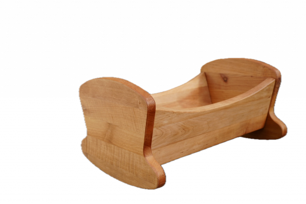 wiege aus erlenholz